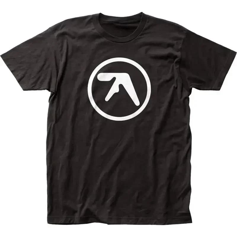 Aphex Twin Logo Mens T Shirt Rock N Roll Band Classic Concert Tee New Black