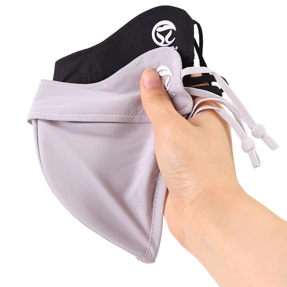 Outdoor Hiking Face Mask For Women Sunscreen Veil Summer Face Cover Face Gini Mask Ice Silk Mask Sunscreen Face Scarf