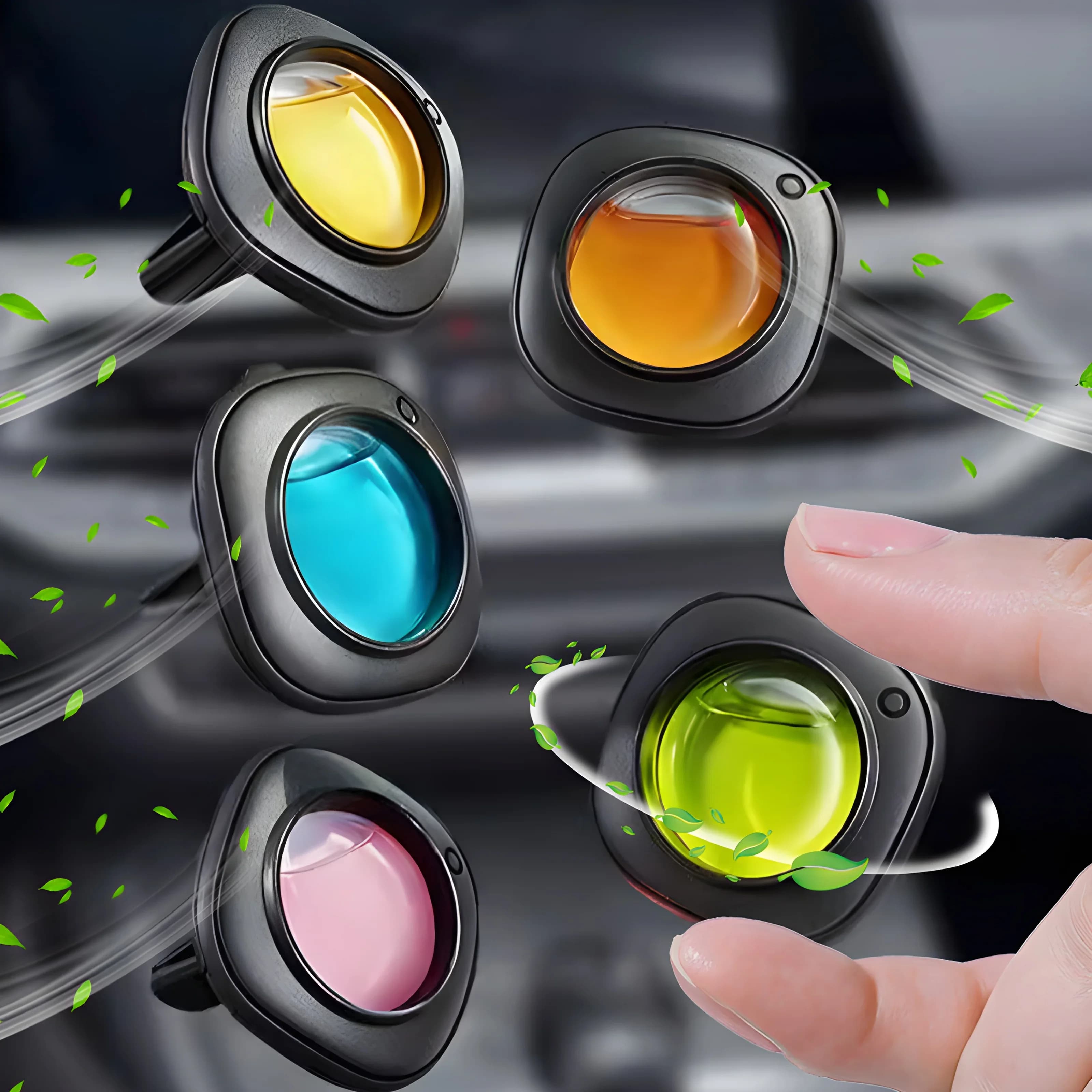 Car fragrance automatic air intake Clip for aromatherapy deep deodorant purification for Auto interior smell fragrance scent removal