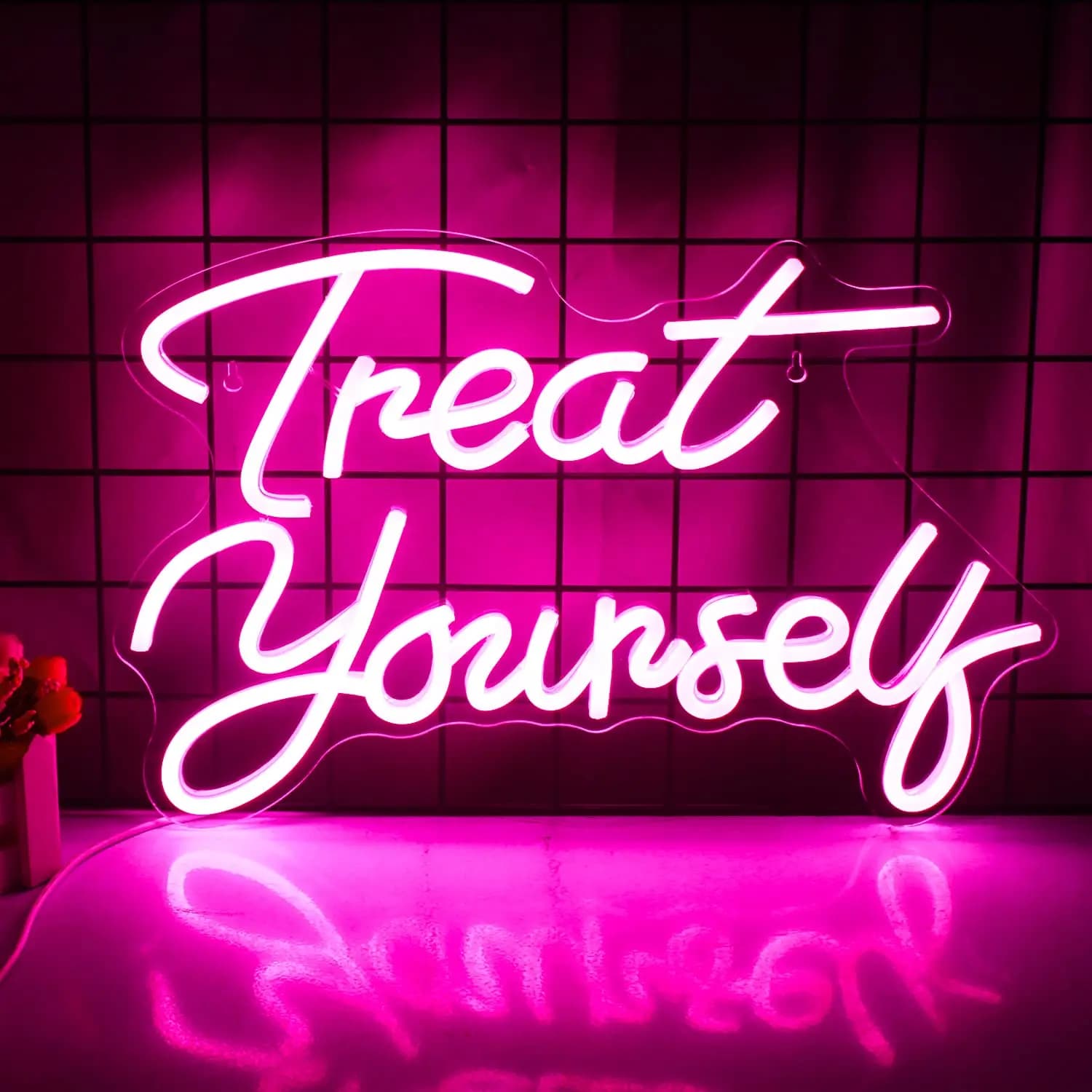 Tratta te stesso Insegne al neon Luci al neon a LED per la camera da letto Decorazione di nozze Festa di compleanno Decorazione della parete della camera da letto delle ragazze per la festa regalo