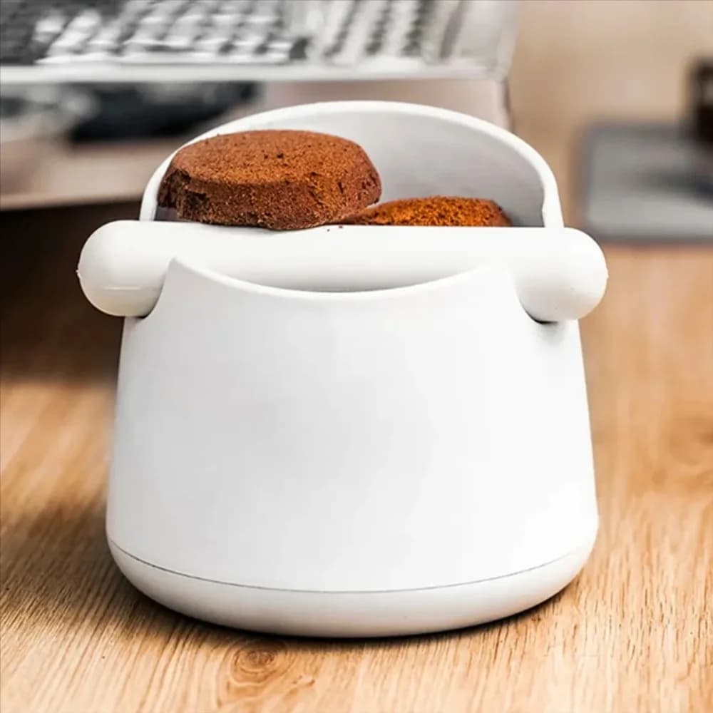800 ML Coffee Knock Box With Knock Bar Large Capacity Espresso Grounds Container Plastic Anti Slip Base Coffee Grind Waste Bin