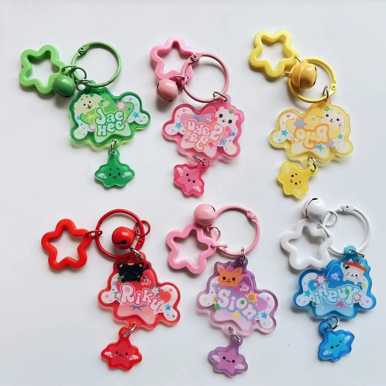 Kpop Idol Boy Nuovo Stile Carino Zaino Acrilico Portachiavi Ornamento Decorazione TaeYong Riku Johnny JaeHyun WINWIN JAEMIN Ventole Regali