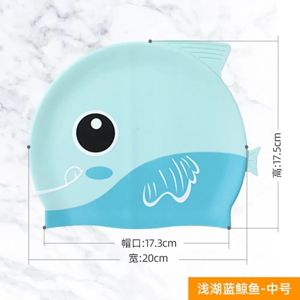 Dinosaur Shaped Silicone Nuote Headphone with Motive Carton Animato, Eye Protection, Elastic, Diving and Pool