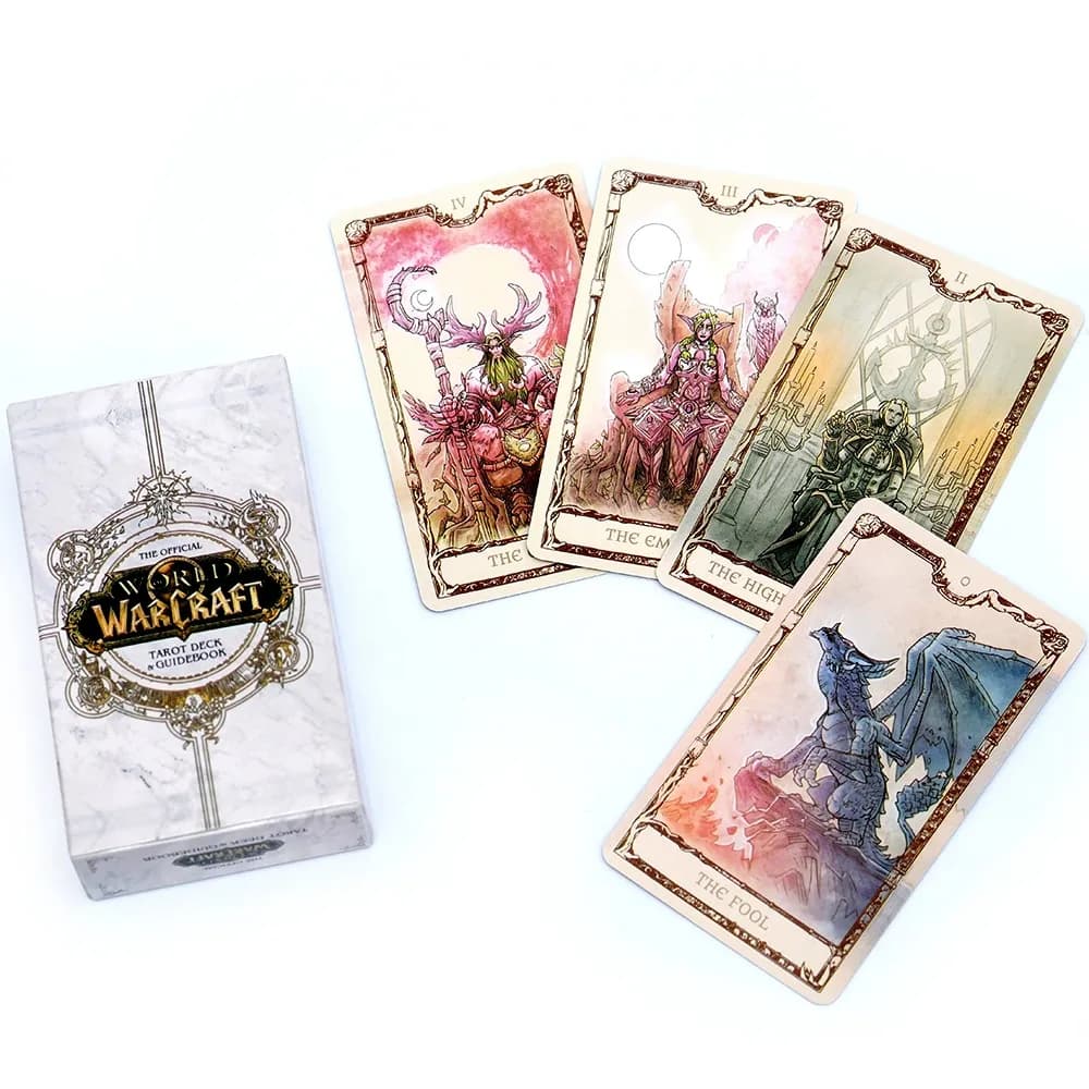 Set di mazzi di tarocchi di World of Warcraft per i fan del gioco e dei appassionati di fantasie