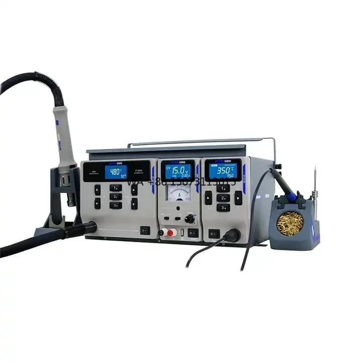 ATTEN MS-500 Sistema di riparazione 3 in 1 Stazione di saldatura con pistola ad aria calda e alimentatore regolato ST-862D ST-9150 APS22-5A BGA SMD PCB