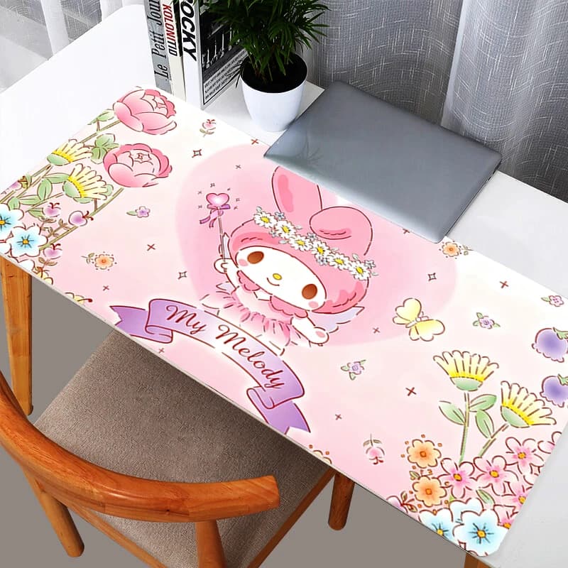 My Melody mouse pads for professional, durable, rubber, keyboard and notebook players, 800X300 desk mat
