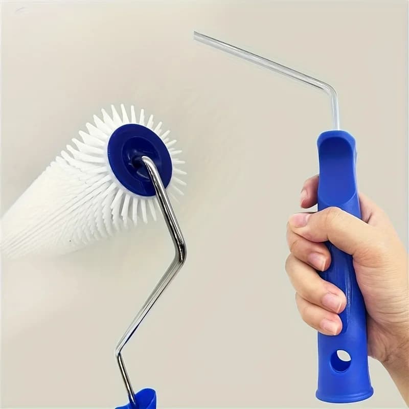 9 Inch Epoxy Floor Paint Roller Spiked Cement Tools Self Levelling Defoaming Bubble Remove Hand Brush Concrete Construction Tool
