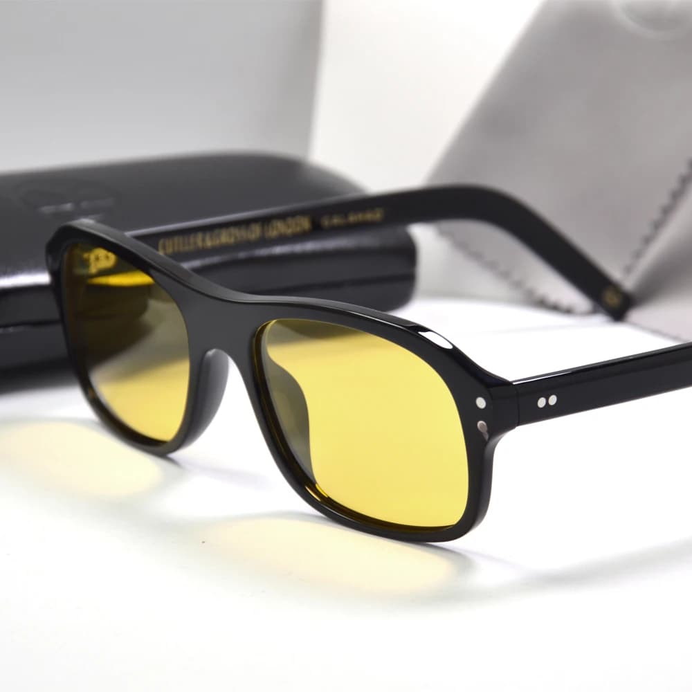 Kingsmen occhiali da sole per uomo agente Eggsy Cosplay occhiali da sole montatura in acetato fatto a mano protezione UV400 occhiali da sole polarizzati Kingmen