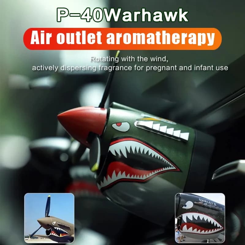 Car Deodorant Rotating propeller Automotive air output Fan diffuser Car fragrance decoration FP-40 Warhawk