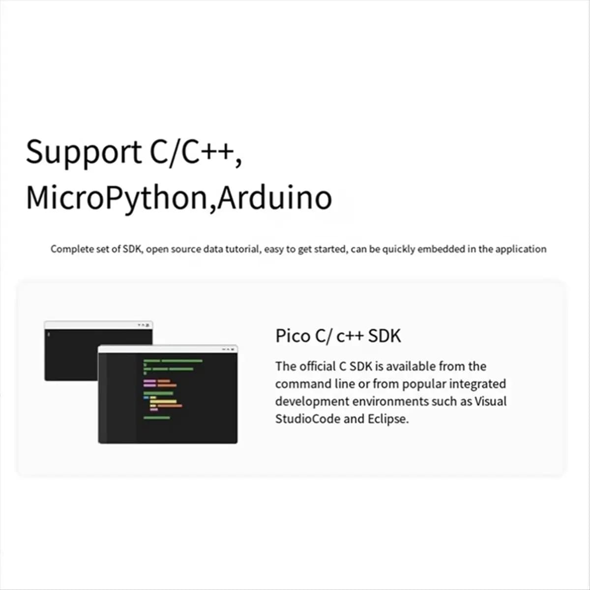 [A75T] Custodia Protettiva in Acrilico per Scheda di Sviluppo Raspberry Pi RP2040-Pi Zero con Porta di Cablaggio Riservata per Modulo Scheda Madre