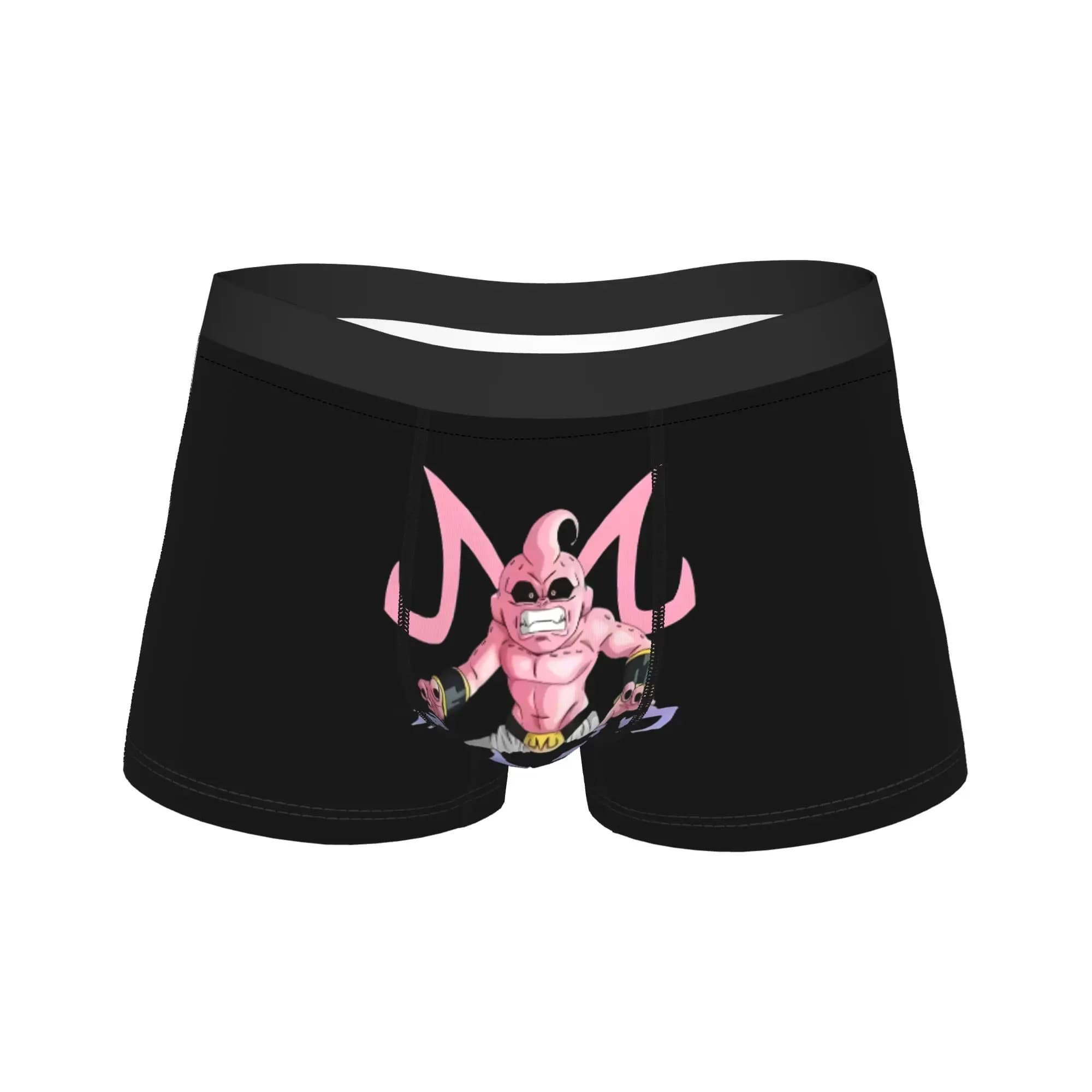 Boxer da Uomo Dragon Ball Majin Buu, Slip Anime Traspiranti, Intimo Maschile S-XXL