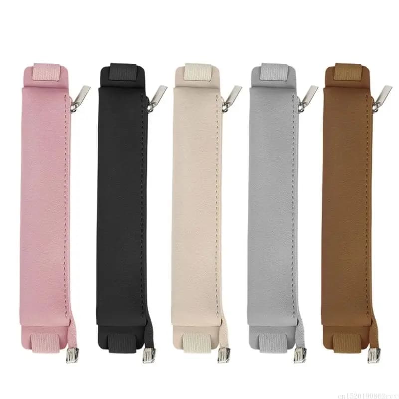 D5BB Adjustable Elastic Band Pen Case Leather Pencil Pouches For Hardcover Journal Notebook Pencil Case Sleeves Pen Pouches