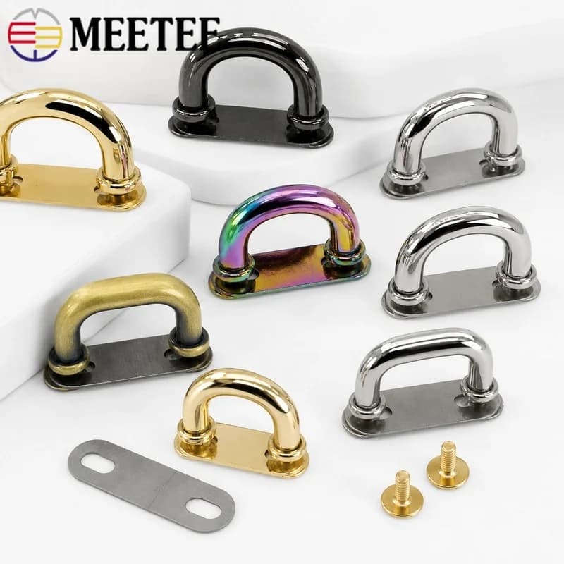 10/20Pcs Metal Arch Bridge Buckle D Ring Connector Clasp for Handbag Strap Belt Hanger Hook Leather Craft DIY Accessory Luggage