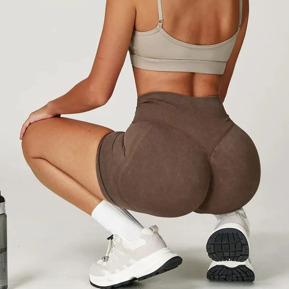 High Waist Exercise Bike Shorts Seamless Yoga Sport Gym Leggings for Women Gymnastics Lifting Sink Sports Shorts Fast Drying Training