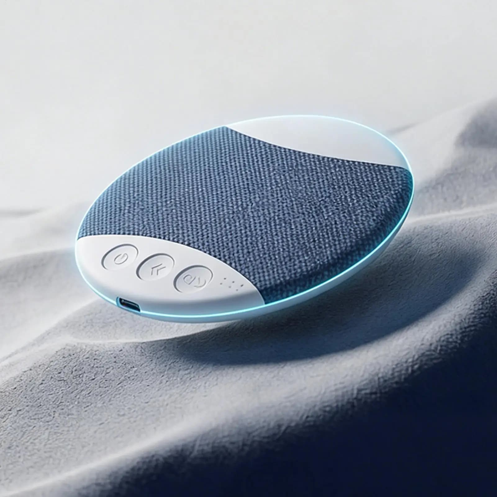 Under Pillow Speaker Wireless Sound Device Flat Under Pillow Speakers with White Noise for Home Bedroom Dorm Hotel Work Break