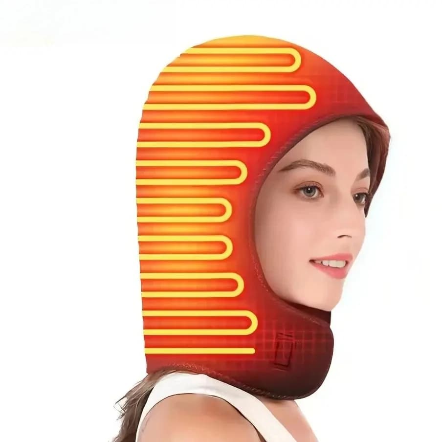 Heated Carbon Fiber Hat for Collo and Head, Allevia il Dolore e le Vertigini, Reduces Rigidity, Improves Blood Circular, Provides Calore e Relax
