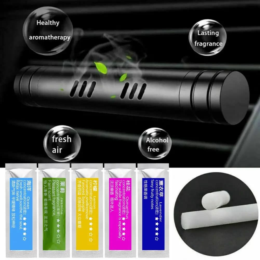 6 pcs Auto Air Vent Clip Deodorant Spare Spare Parts Aroma Sticks Lavender Deodorants For Auto Parts Lemon Supplement