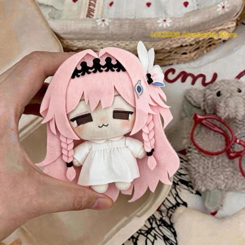 Wuthering Waves Game Denia Kawaii Plush Doll Anime Cotton Figure Stuffed Toy 10CM Keychain Bag Charm Pendant Mascot Gift