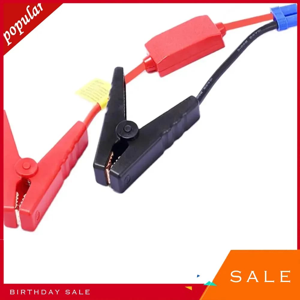 Emergency Battery Jump Cable Connector Alligator Clamps Clip with EC5 Plug for Car Trucks Jump Starter Alligator Clip Car Jumper