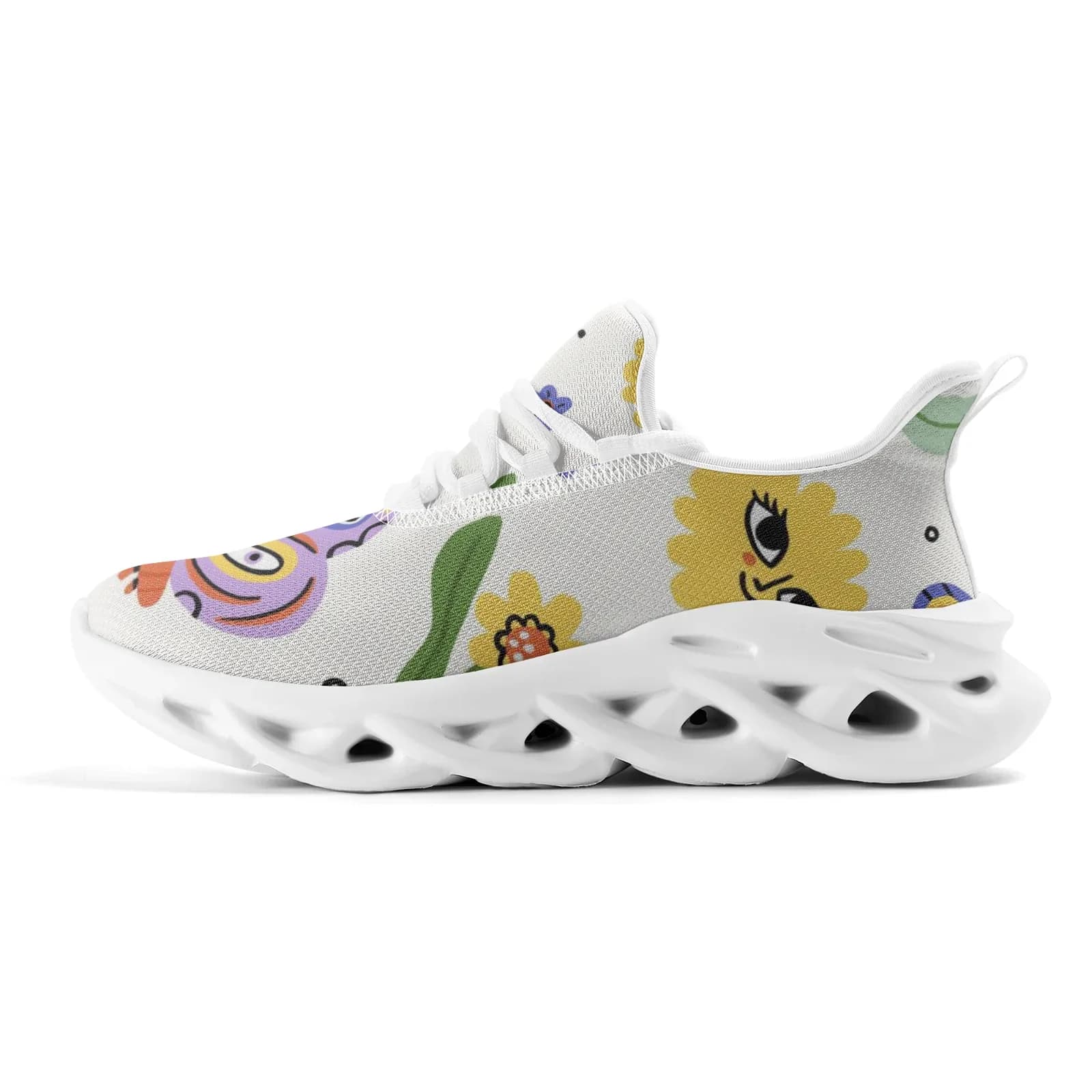 Sneakers Casual con Motivi a Farfalla per Donne, Scarpe Leggere da Passeggio, Calzature Sportive Femminili per Corsa