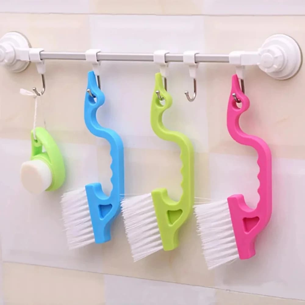 Spazzola e Paletta Piatta 2-in-1 per la Pulizia delle Fessure, Strumento per la Pulizia Domestica di Cucina, Bagno, Toilette