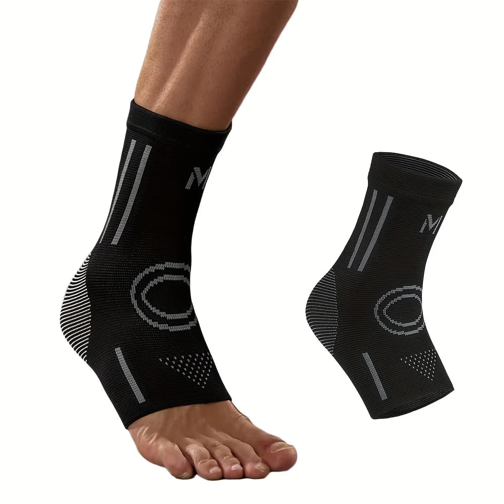 1 fascia di supporto a compressione per la caviglia, perfetta per avvolgere e sostenere la caviglia sia per uomini che per donne