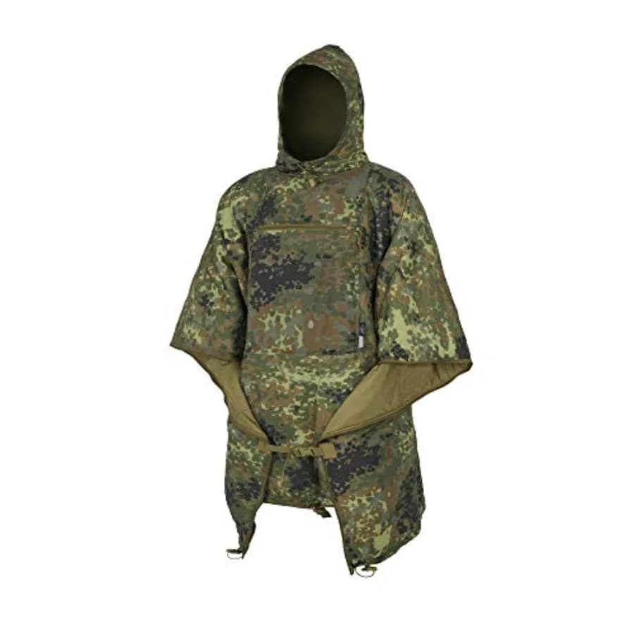 Helikon-Tex Swagman Roll Military Poncho - Multipurpose Poncho and Emergency Poncho - Survival Equipment - Woobie Jacket and Cover