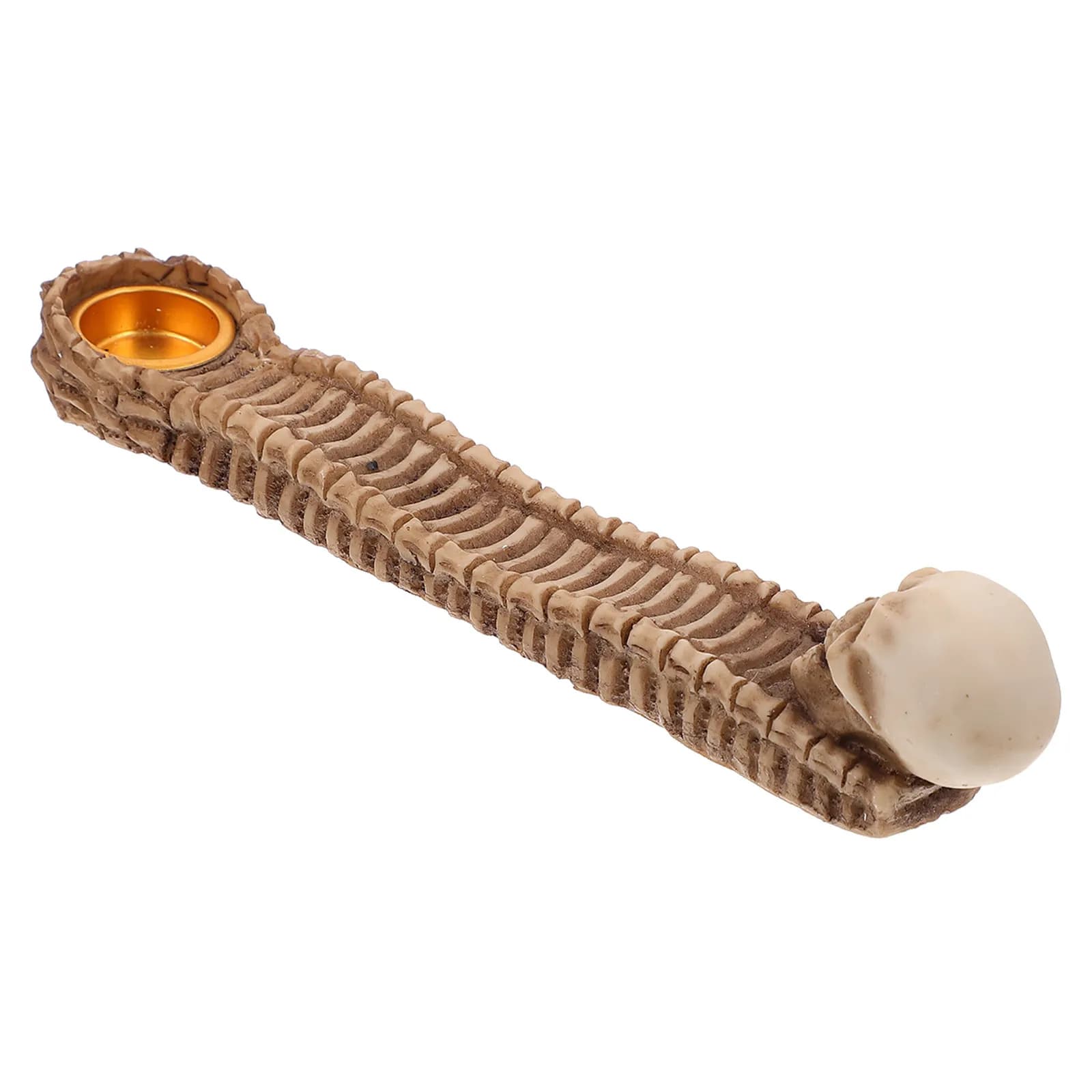 1Pcs Skull Halloween Incense Stick Holder Creative Retro Resin Incense Censer Aromatherapy Relax Home Decor Stress Relief