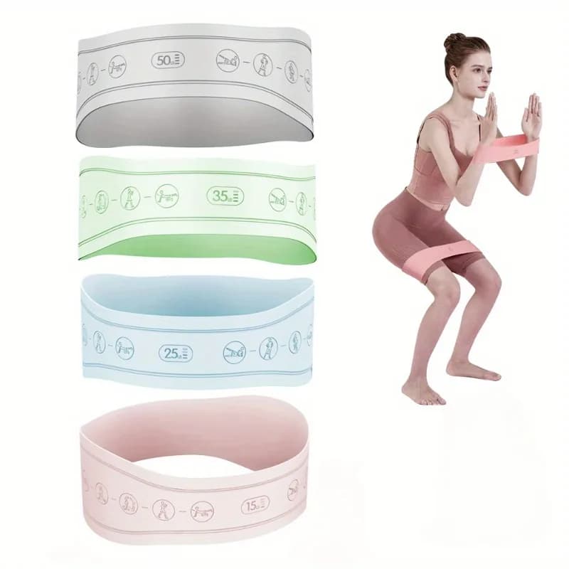 Anello per il culo in silicone Yoga Fascia elastica di resistenza alla tensione Fitness Anello elastico femminile Stretch Pull Back Glutei Glutei Magia