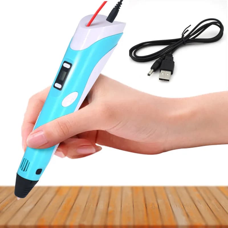 3D Pen for CHILDREN, 3D Design Printing Pen with Compatible LCD Screen, PLA/ABS filament, Children's Birthday Gift Toys