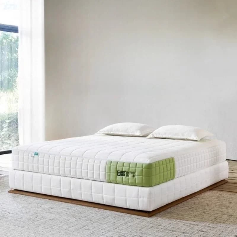 &Sleeping mats 120x200 150x200 180x200 200x220cm Natural Latex Individual Bag Spring Jute Mattress double mattresses bed with