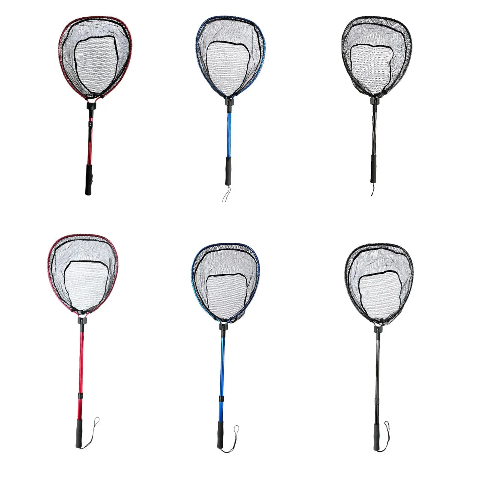 Fishing Landing Net Fishing Net Telescopic Handle Fish Catching Releasing Net for Dragonfly Crabs Spiders Prawns Bug Catcher