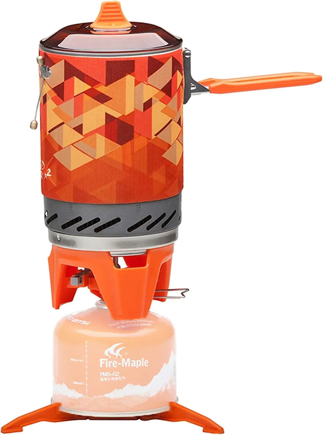 Ultralight Backpacking Stove System - 1L Pot, Piezo Ignition, 22oz - Perfect for Camping, Hiking, Emergency Kits