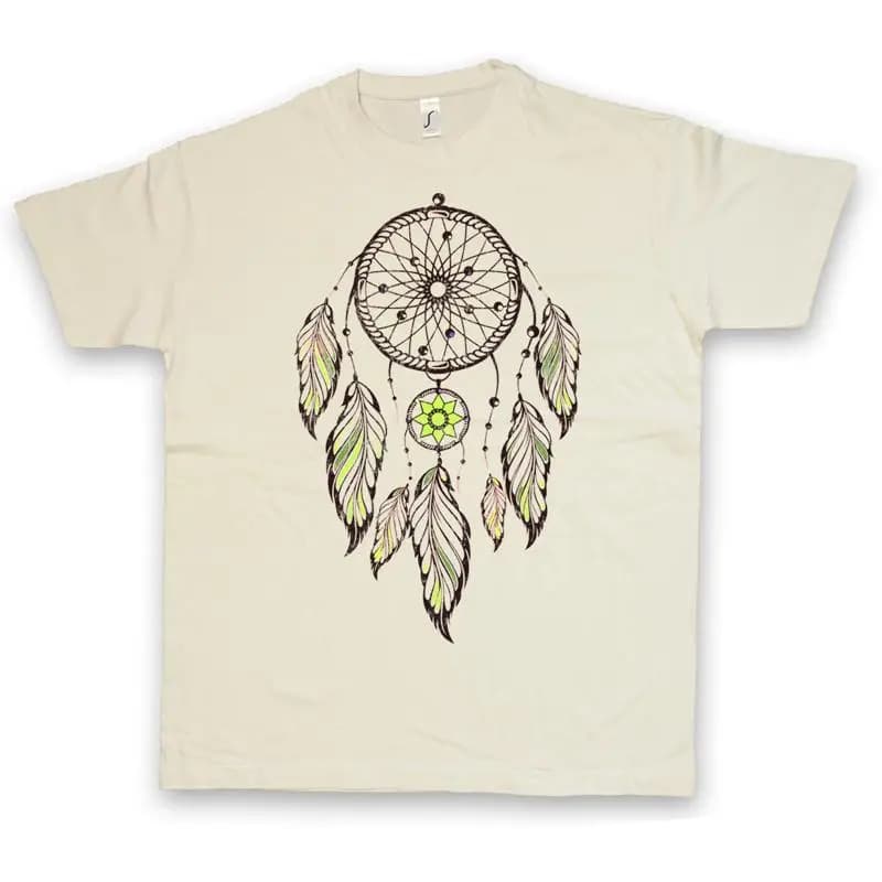 DREAMCATCHER III T-SHIRT - Apache dream catcher asabikeshiinh Native