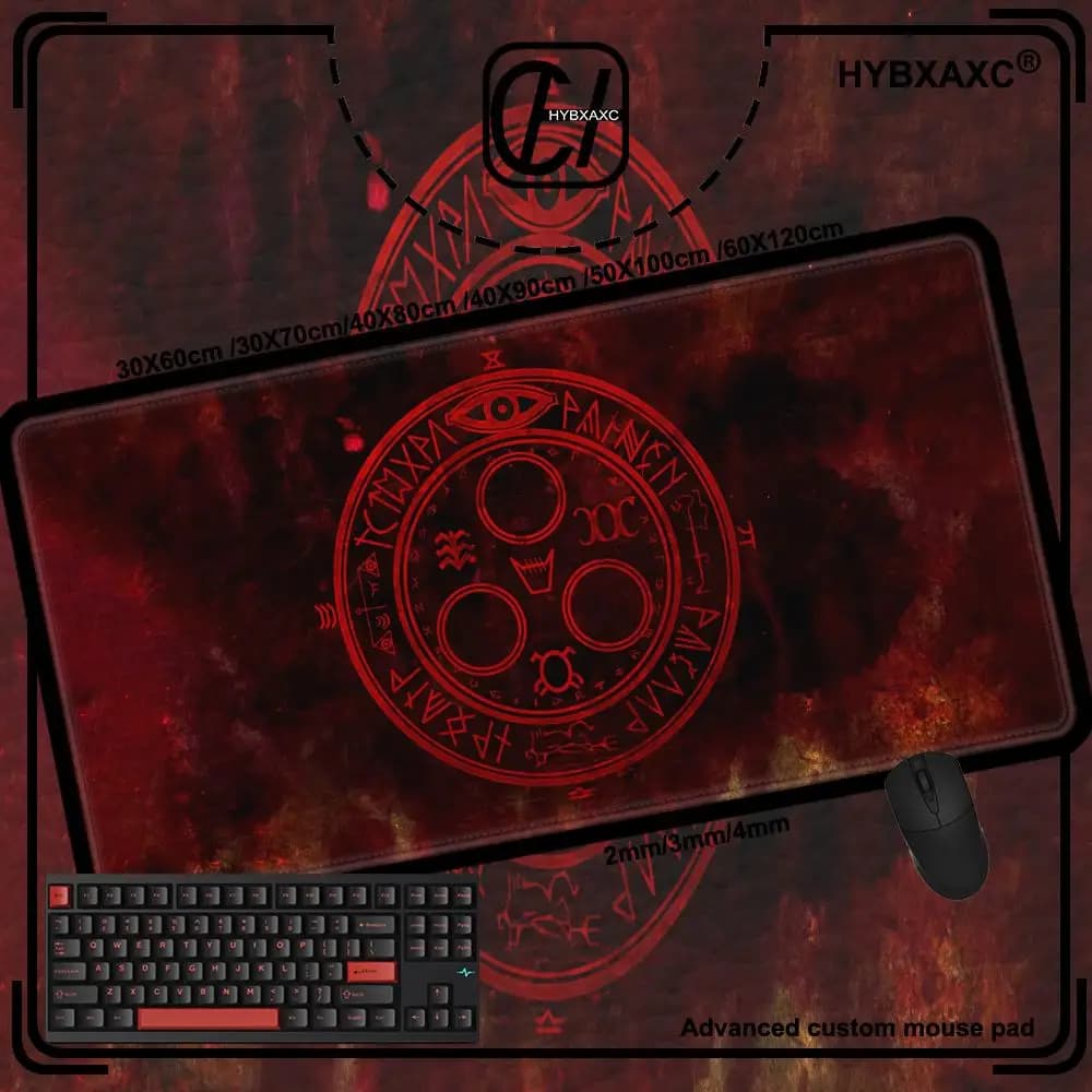 S_silent Hill 2 Tappetino per mouse Tappetino per mouse Tappetino per mouse di grandi dimensioni per computer da gioco Gamer Tastiera per PC Tappetino per mouse XXL 1200x600mm Tappetino per mouse