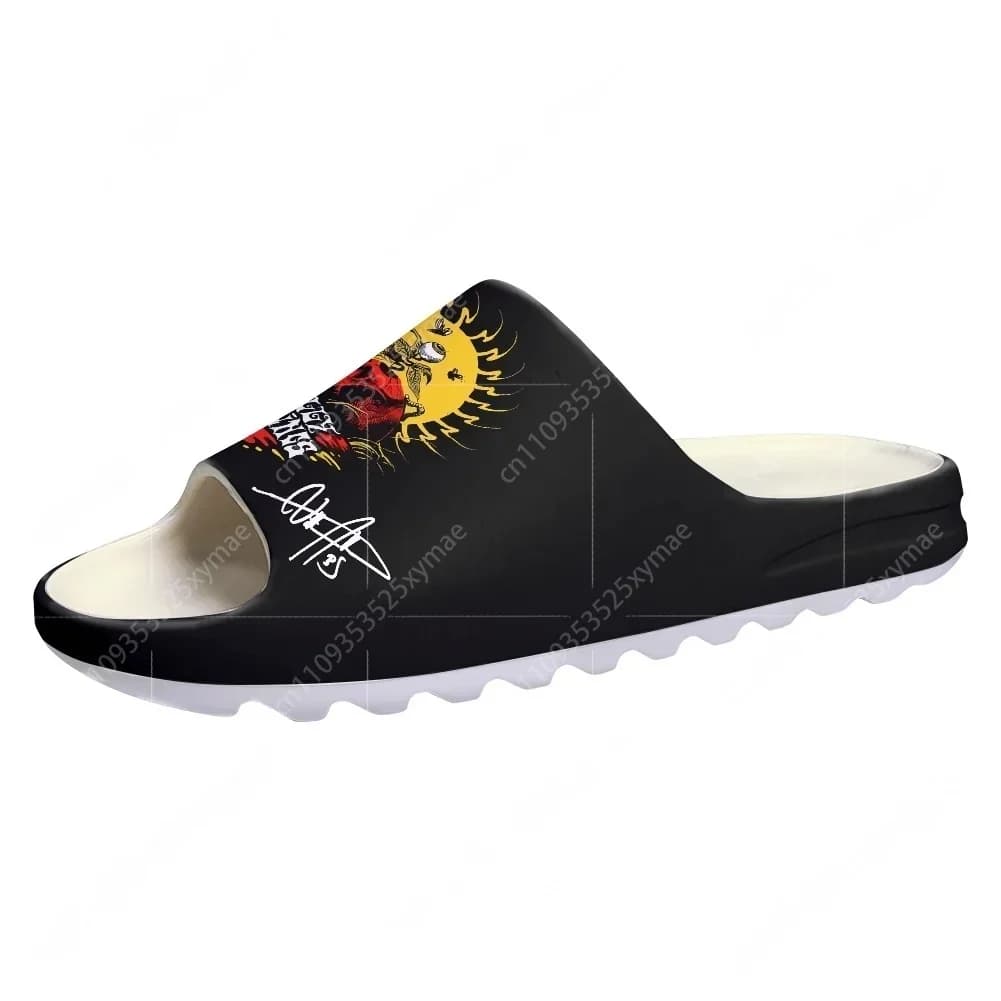Billy Music Strings American Guitarist Sole Sllippers Swimwear for Men, Women and Teenagers, Custom Shoes for Water and Home