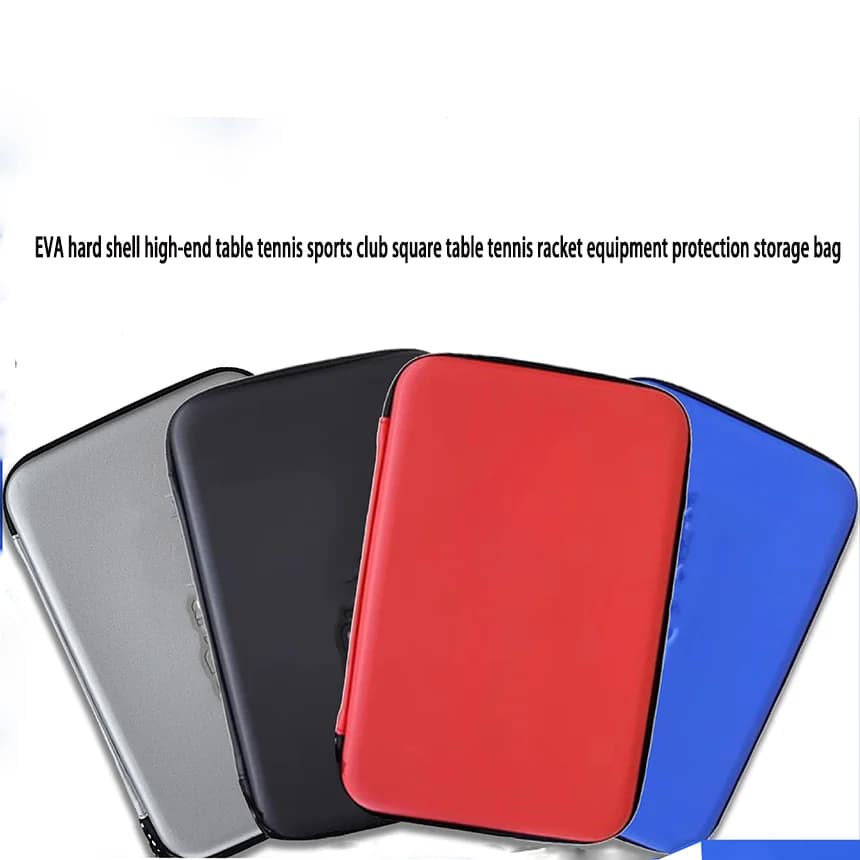 New high-end ping pong sports club ping pong bag with EVA rigid shell