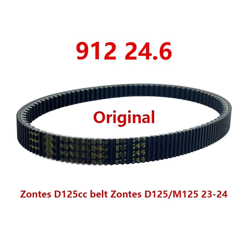 Original Drive Belt For Zontes D125cc belt Zontes D125/M125 23-24 Transmission Belt 912 24.6
