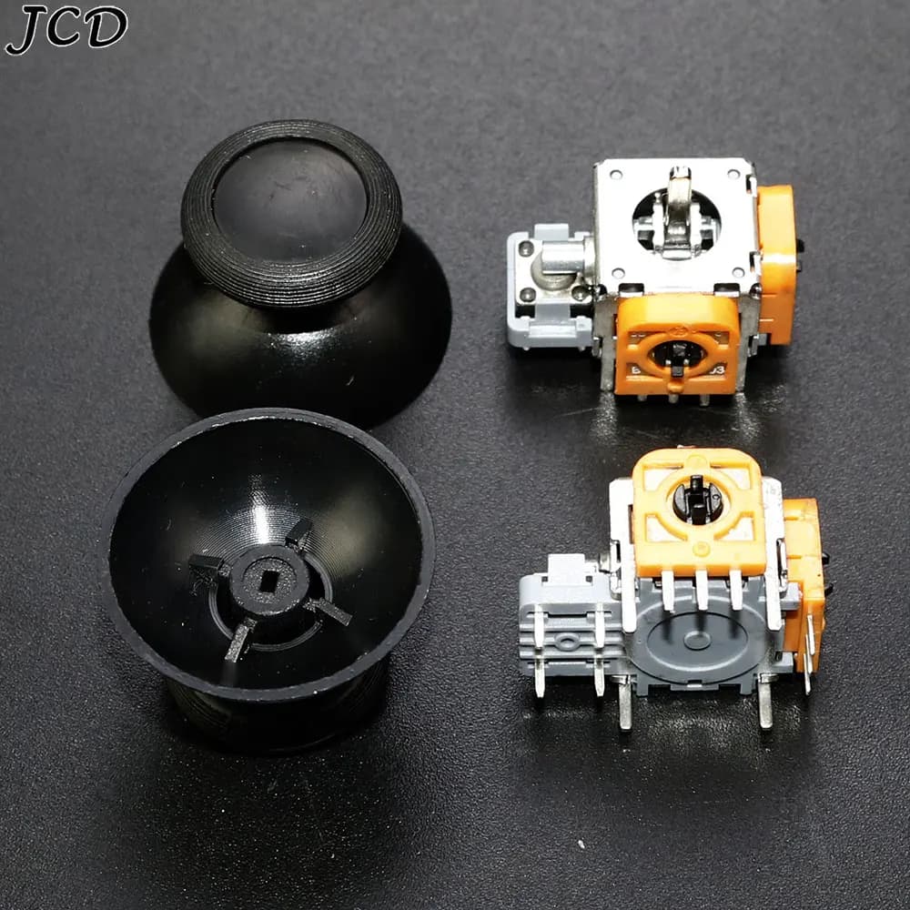JCD 3D Joystick Analogico Modulo Sensore A Bilanciere Per NS Switch Pro Gamepad Thumb Sticks Grip Caps Fungo Copertura Parti di Riparazione