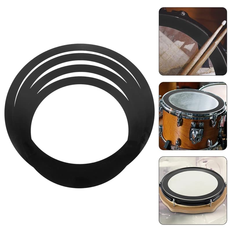 Kit batteria Silenziatore Mute Pratica Rullante Pad Smorzatori Sordine Accessorio semplice Gel domestico Percussioni delicate Silenzioso Utile Off