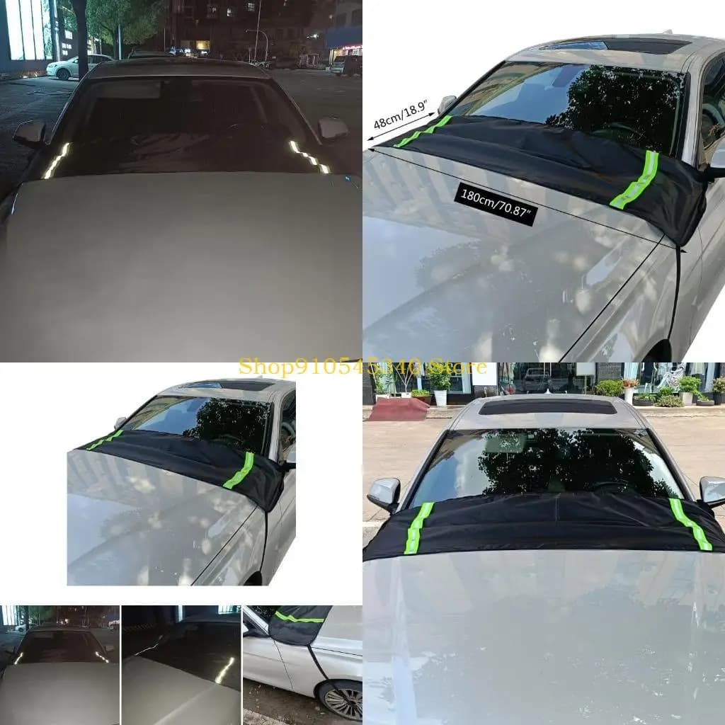 U2JA Copertura per Parabrezza per Auto per Protezioni Solari Copertura per Parabrezza Pieghevole, Contro Parasole, Calore, e