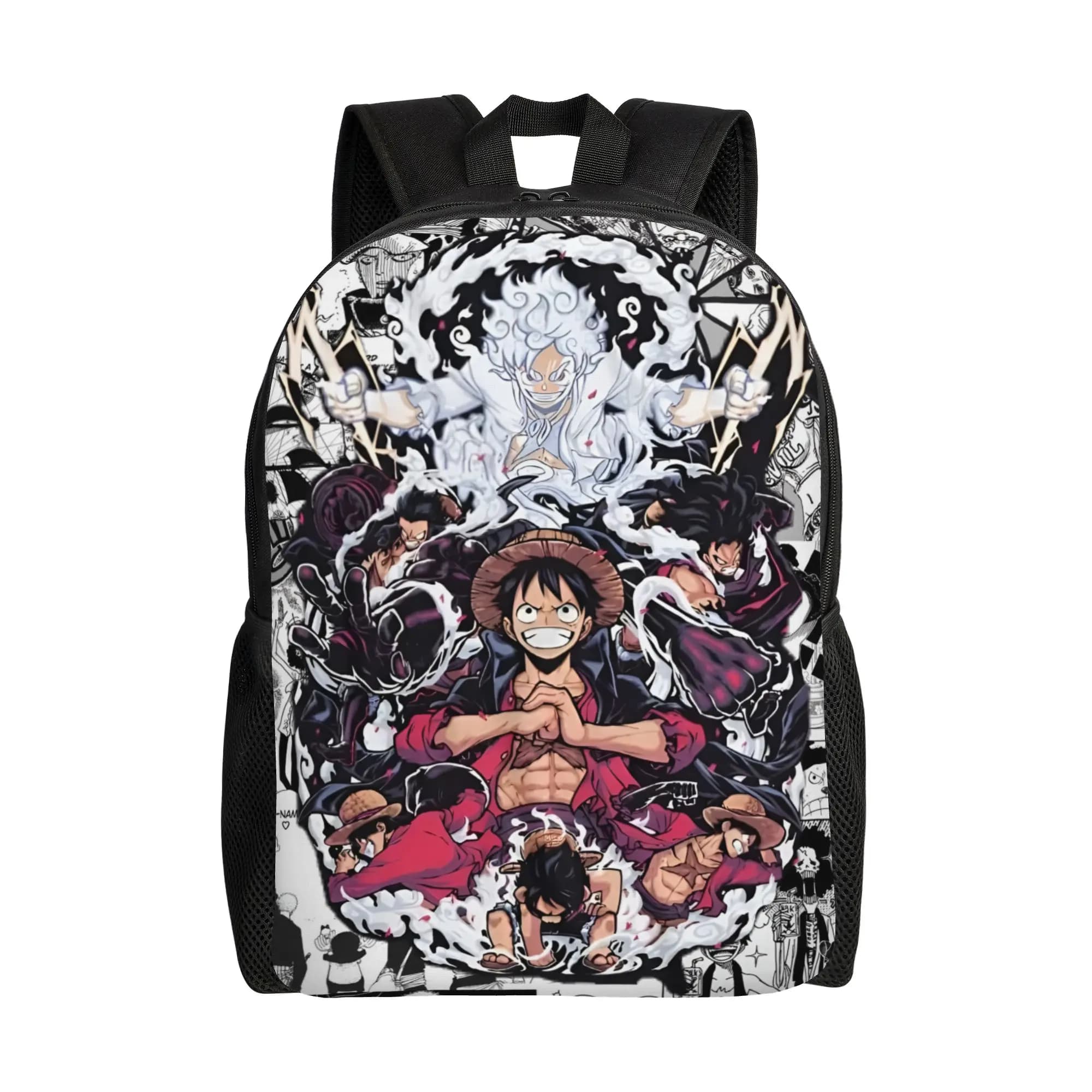 Custom One P-Pieces Luffys Backpack for Women Men Water Resistant College School Funny Adventure Anime Comic Bag Print Bookbag
