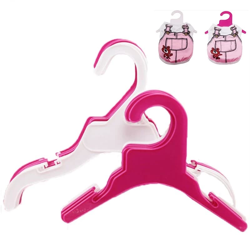 Set di 5 Appendiabiti in Plastica per Animali Domestici, Antiscivolo, Salvaspazio, per Cuccioli e Gatti