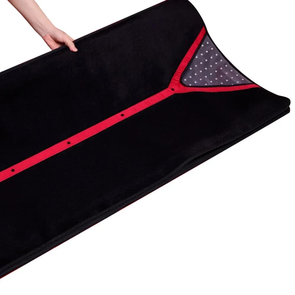 Red Light Therapy Mat Sleeping Bag TLB2000-Y2 660nm 850nm 2720LEDS Pain Relief with Pulsing Mode for Full Body Coverage.