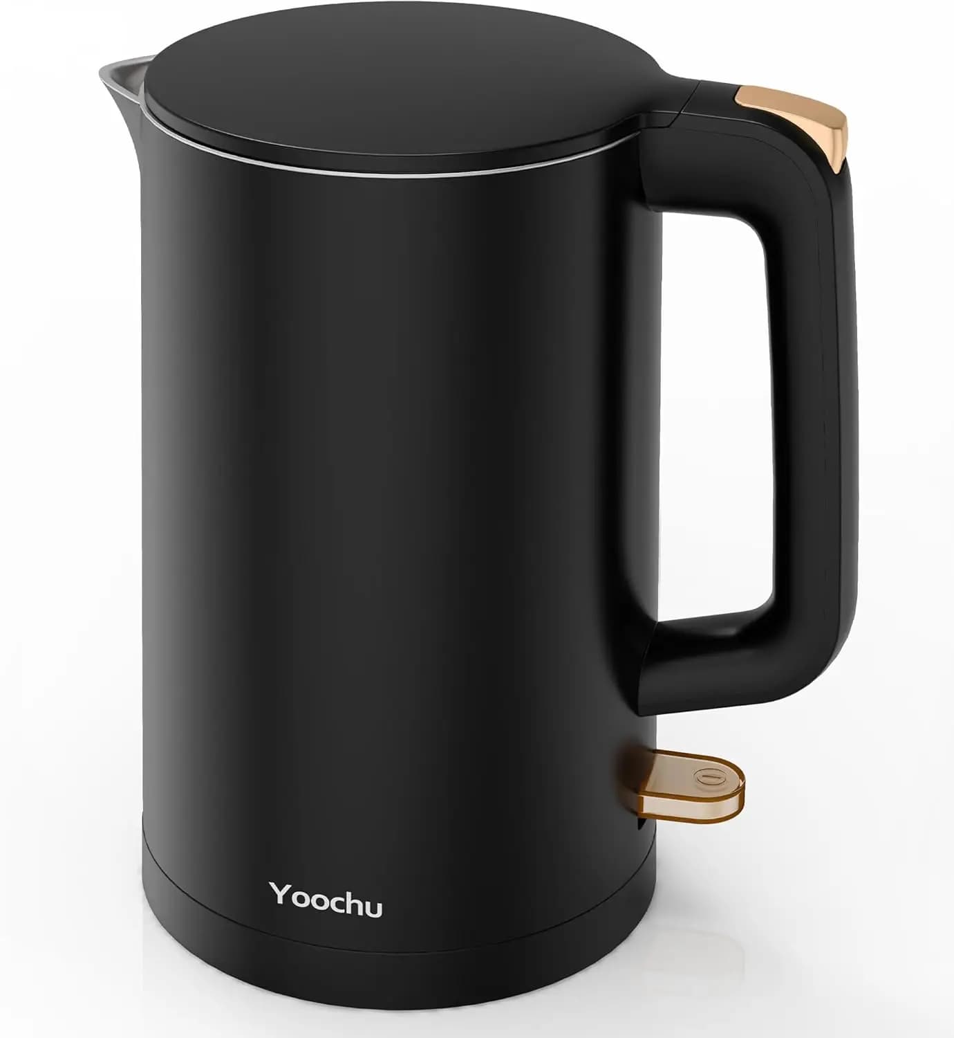 Bollitore Elettrico in Acciaio Inox a Doppia Parete da 1,7L, 1500W, con Funzione Cool Touch, Spegnimento Automatico e Senza BPA