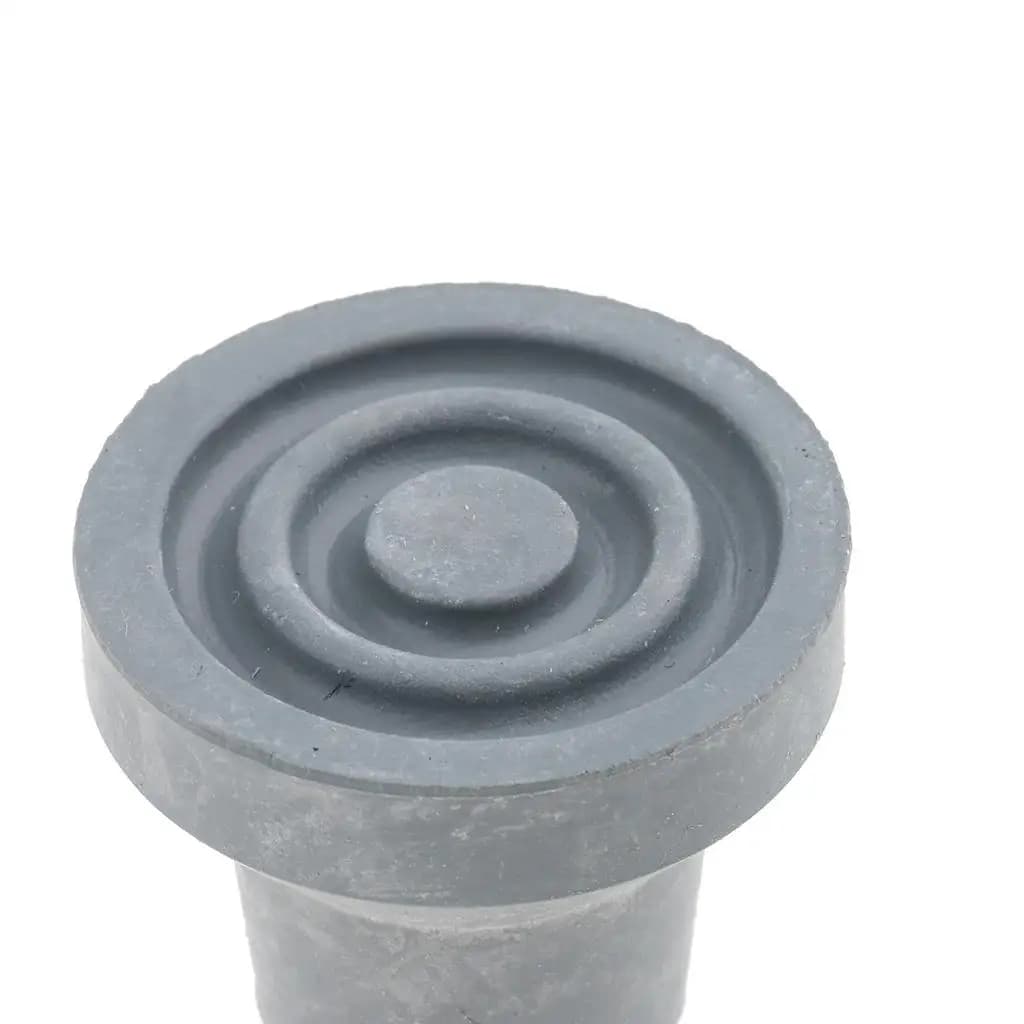 Cane Tips Rubber 16mm Anti-skid Crutch Ferrules Durable End for Adjustable Walking Stick Trekking Poles Aid