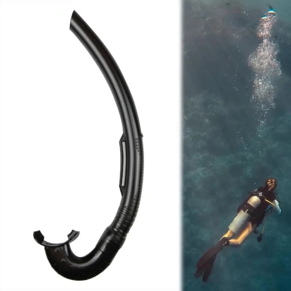 PVC Snorkel Diving Breathing Tube Flexible Full Wet Swimming Breathing Tube Adjustable Adult Breathing Tube