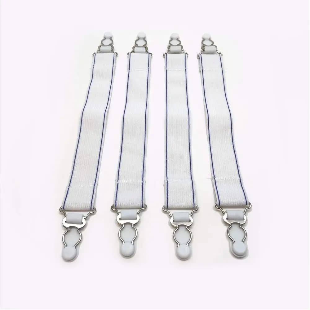 Ideas Bed Sheet Straps, Use With All Sizes, 4-Pack