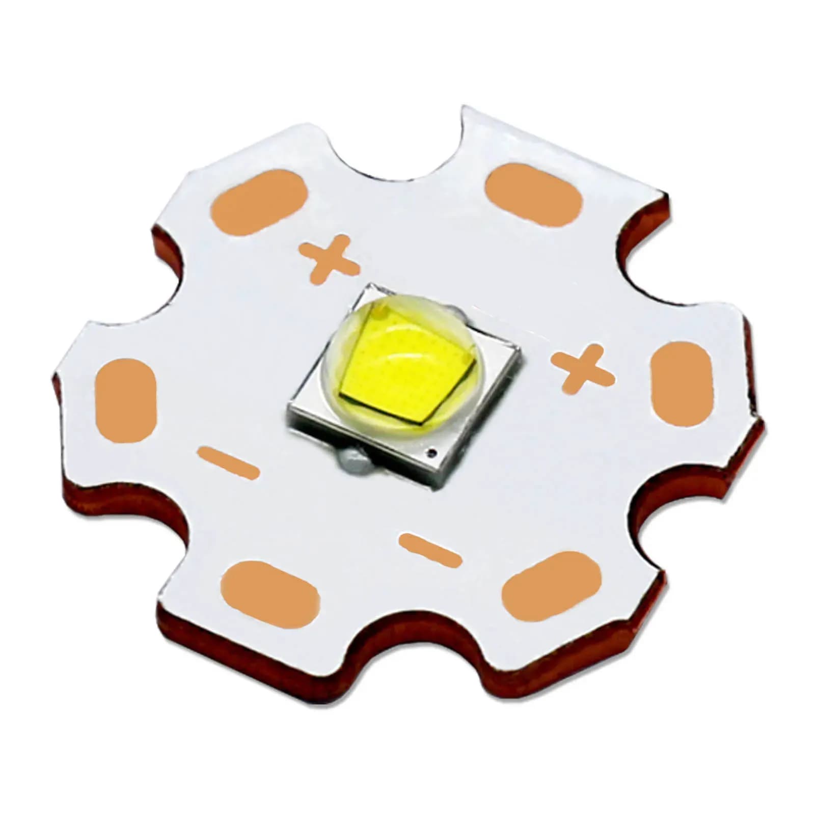 Ad alta potenza 3W 5W 10W DC3V LED diodo a emissione luminosa 16mm 20mm rame PCB accessori per torce luci per biciclette luci per auto
