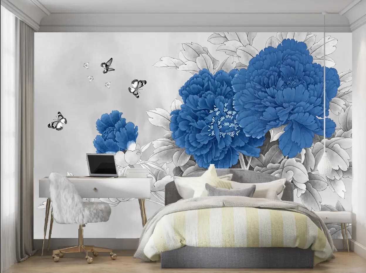 Carta da parati su misura Ramo di rosa murale TV europea Sfondo muro Soggiorno Camera da letto decorazione floreale della casa foto carta da parati
